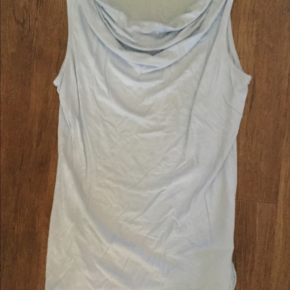 EUC Baby Blue Banana Republic sleeveless blouse